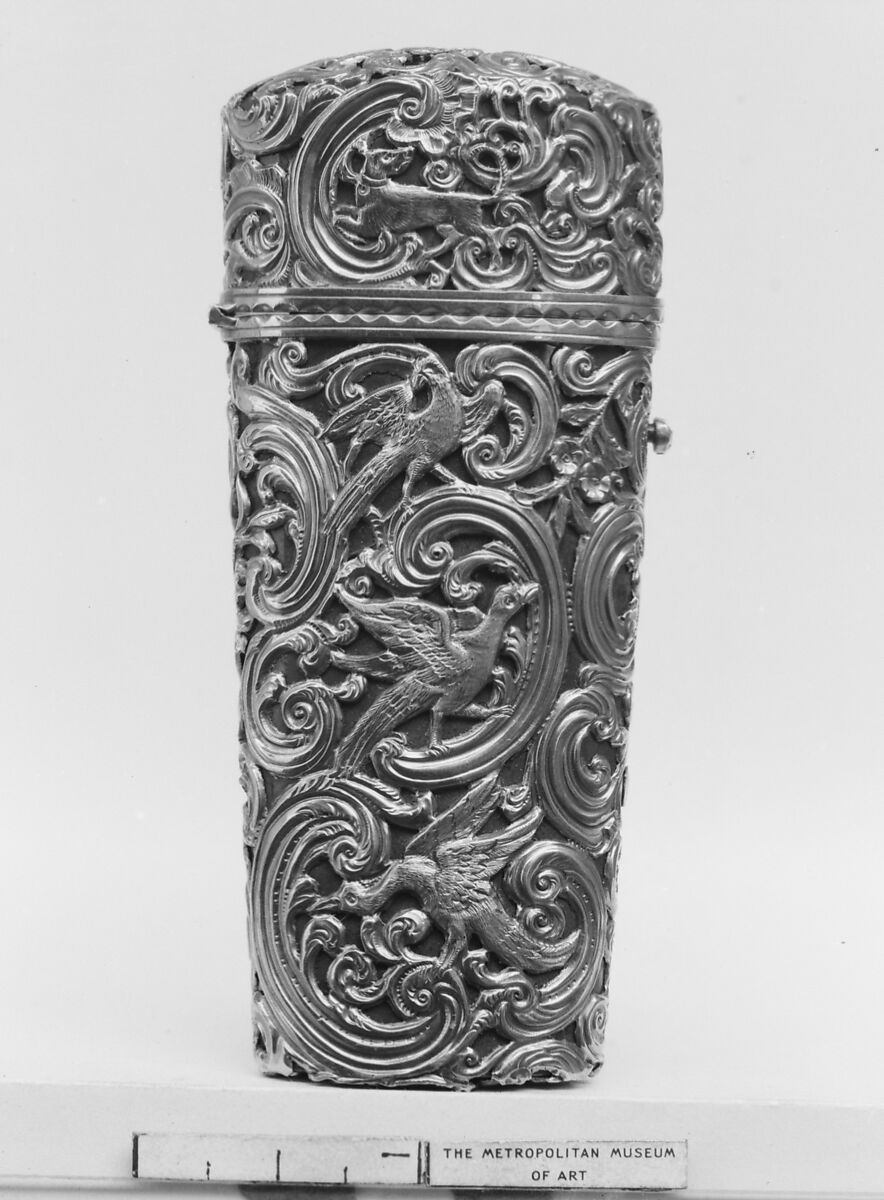 Nécessaire, Gold, chalcedony, British, probably London