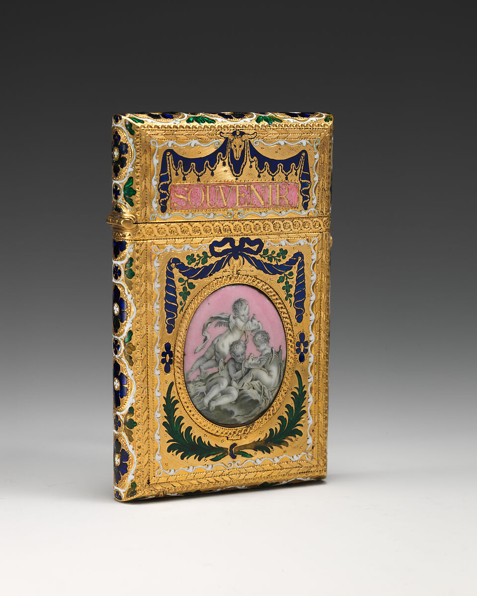 Souvenir, Gold, enamel; ivory, British 