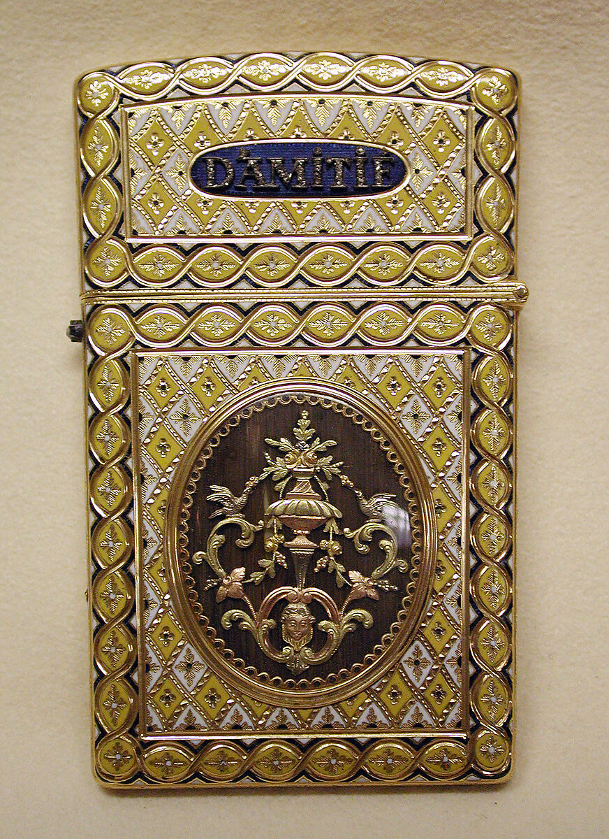Souvenir, Possibly by Gabriel Lebidois (active Paris, master 1781, active 1792), Gold, enamel, diamonds; ivory, French, Paris