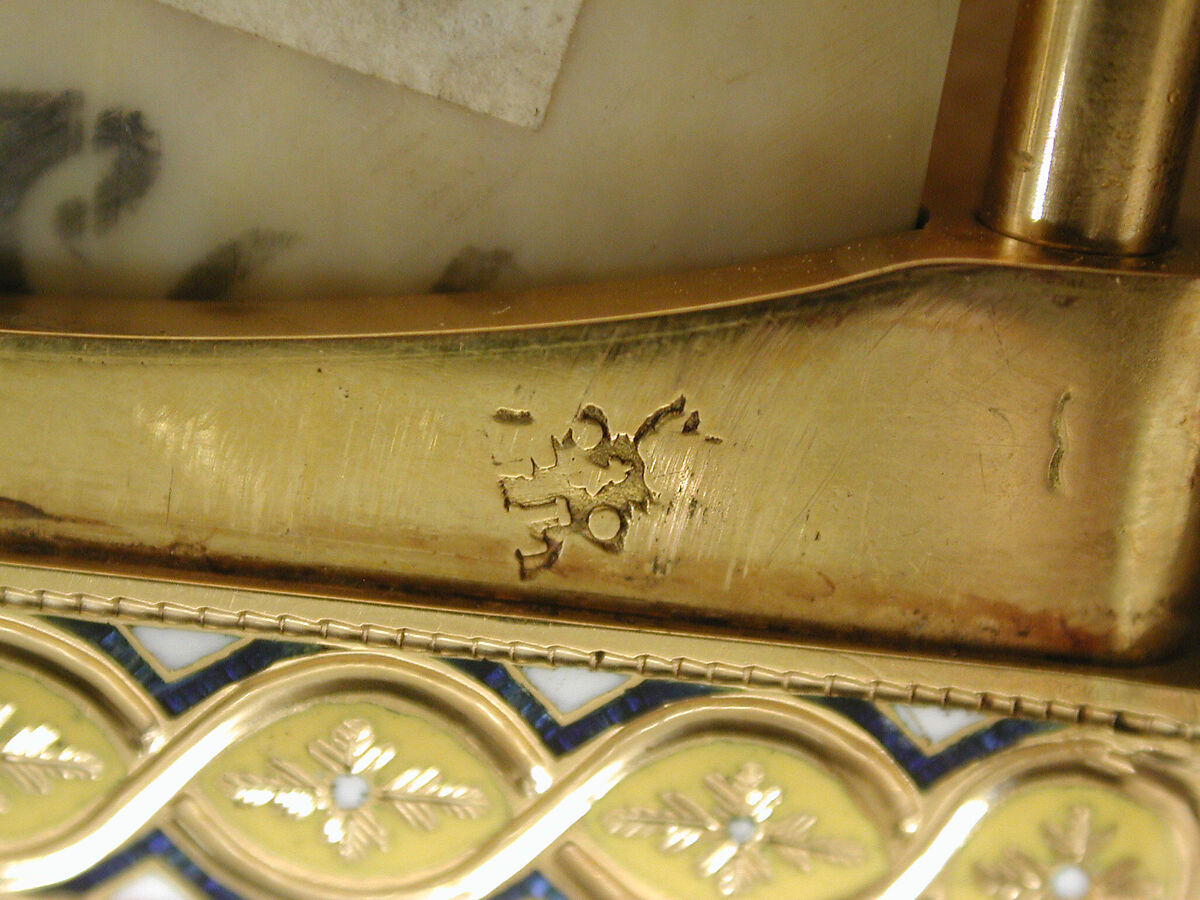 Souvenir, Possibly by Gabriel Lebidois (active Paris, master 1781, active 1792), Gold, enamel, diamonds; ivory, French, Paris