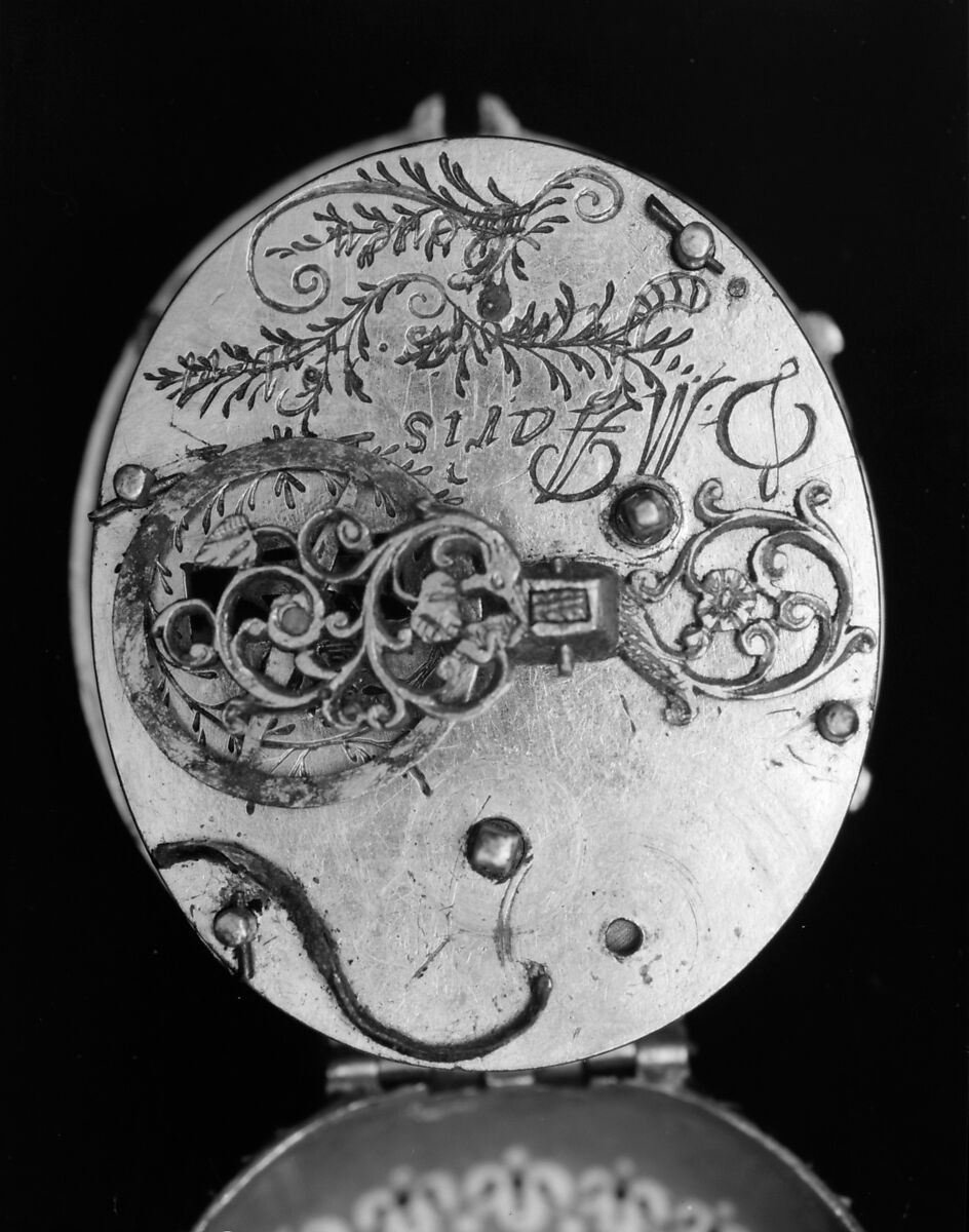 Watch, Watchmaker: François Hubert (ca. 1592), Gold, enamel, French, Rouen