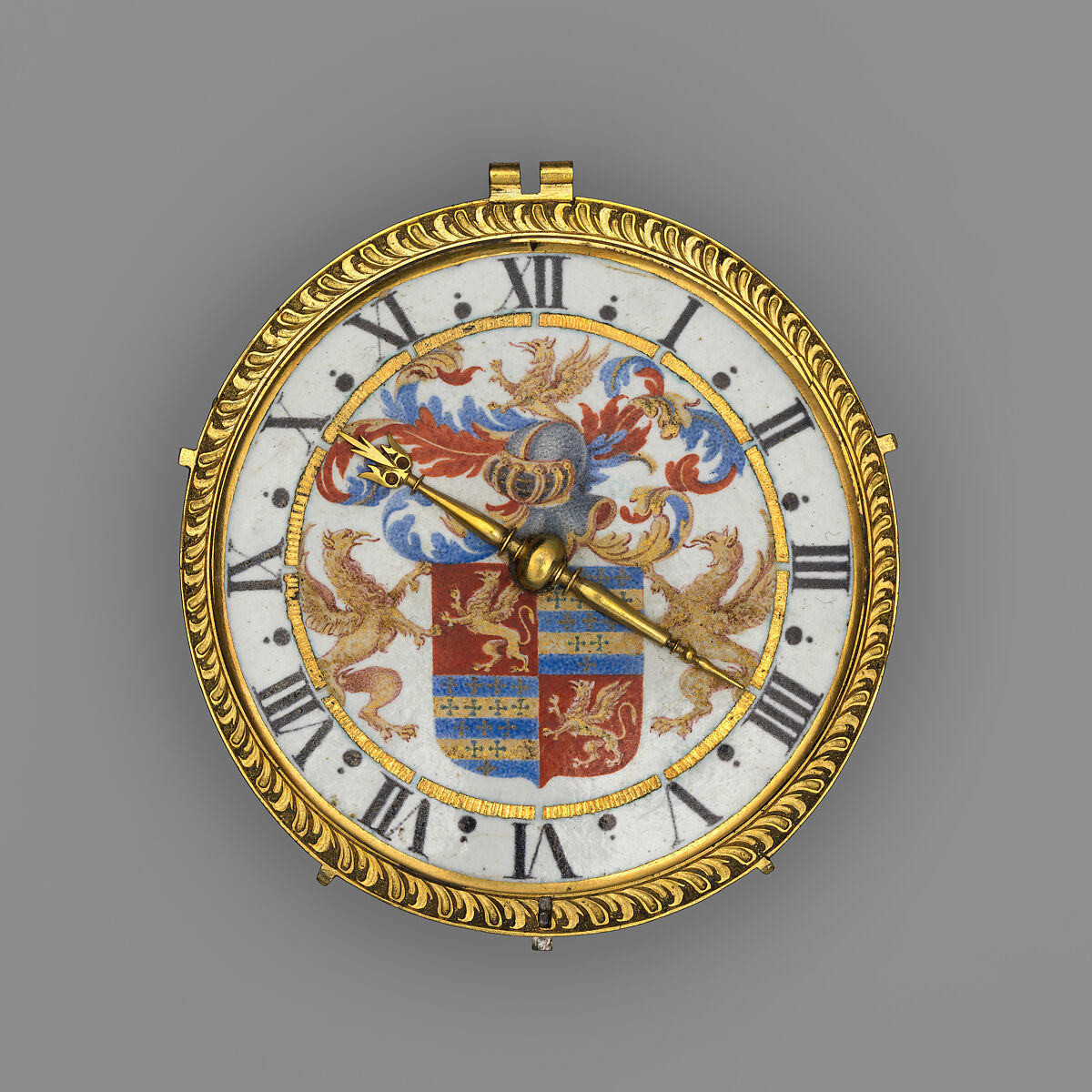 The Rape of Europa and Mercury and the Three Graces, Watchmaker: Lambertus Vrythoff (recorded 1724–69), Case and dial: enameled gold; Movement: gilded brass and steel, partly blued, French, probably Paris case with Dutch, The Hague watch