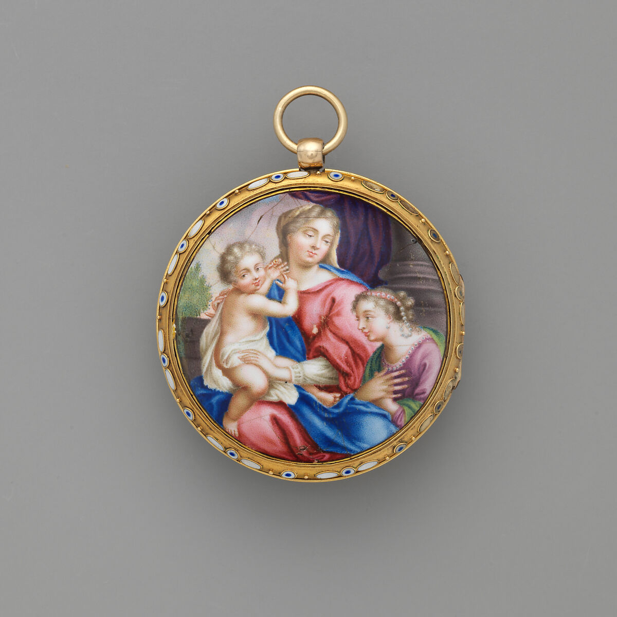 Watch and case, Watchmaker: John Ellicott (British, 1706–1772), Gold, enamel, British, London