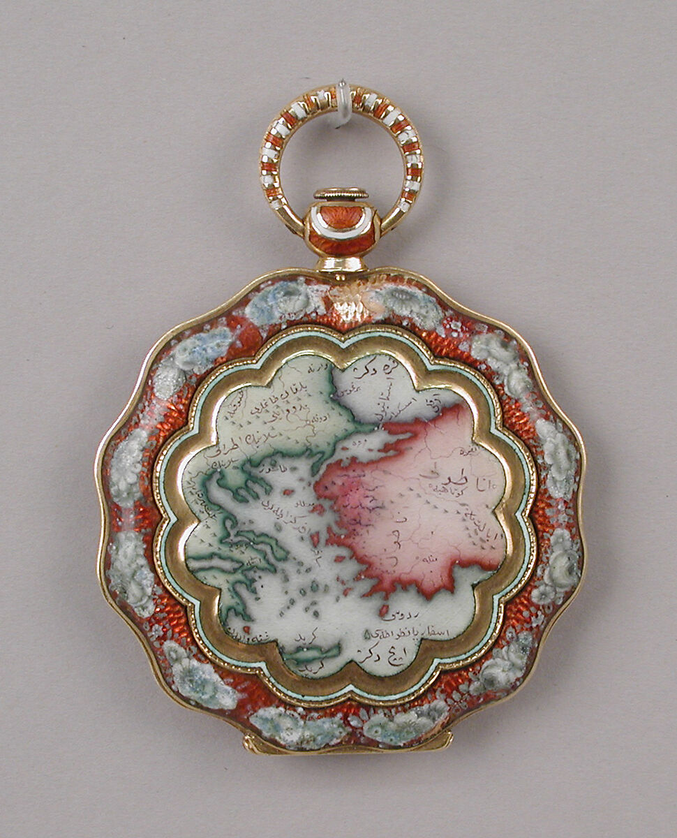 Watch, Metal, enamel, French, Paris 