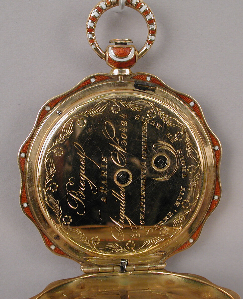 Watch, Metal, enamel, French, Paris
