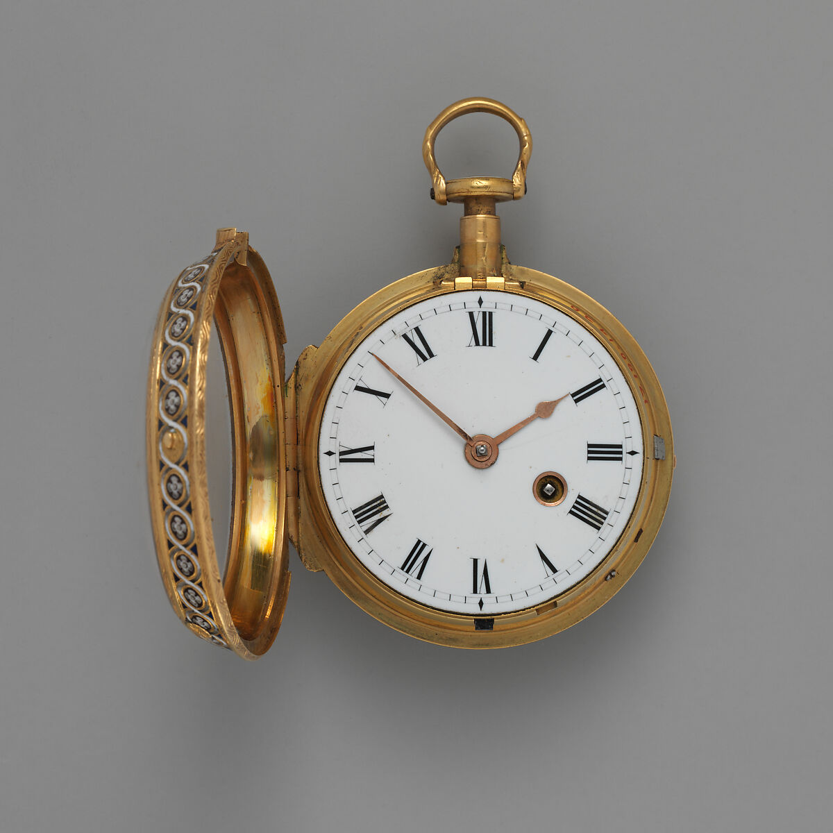 Watch, Watchmaker: Firm of Perigal and Duterau (recorded 1802–40), Gold and enamel, British, London