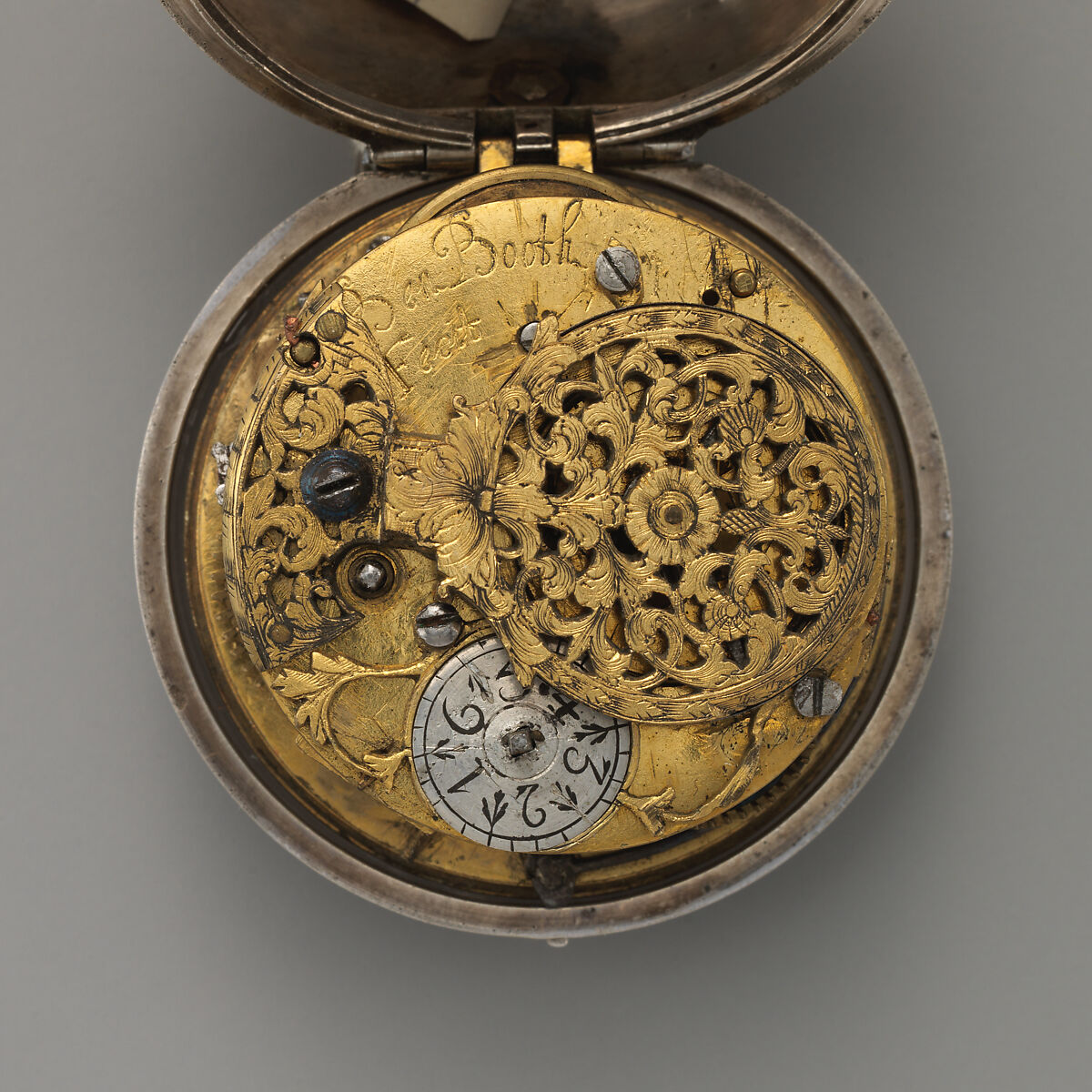 Pair-case watch, Watchmaker: Ben Booth (British, active ca. 1780), Silver, tortoiseshell, gilt-metal, British, London