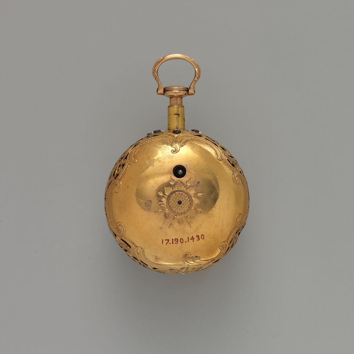 Repeating watch, Watchmaker: George Goodman (British, active 1771–85), Gold, red agate, diamonds, emeralds, rubies, sapphires, topazes, amethysts, British, London