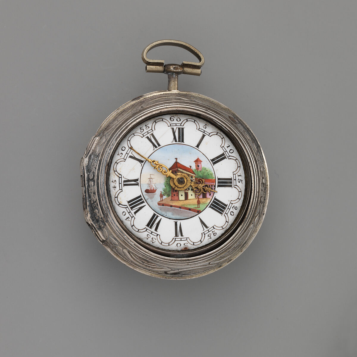 Watch, Watchmaker: W. Welldon, Silver, tortoise-shell; enamel, British, London