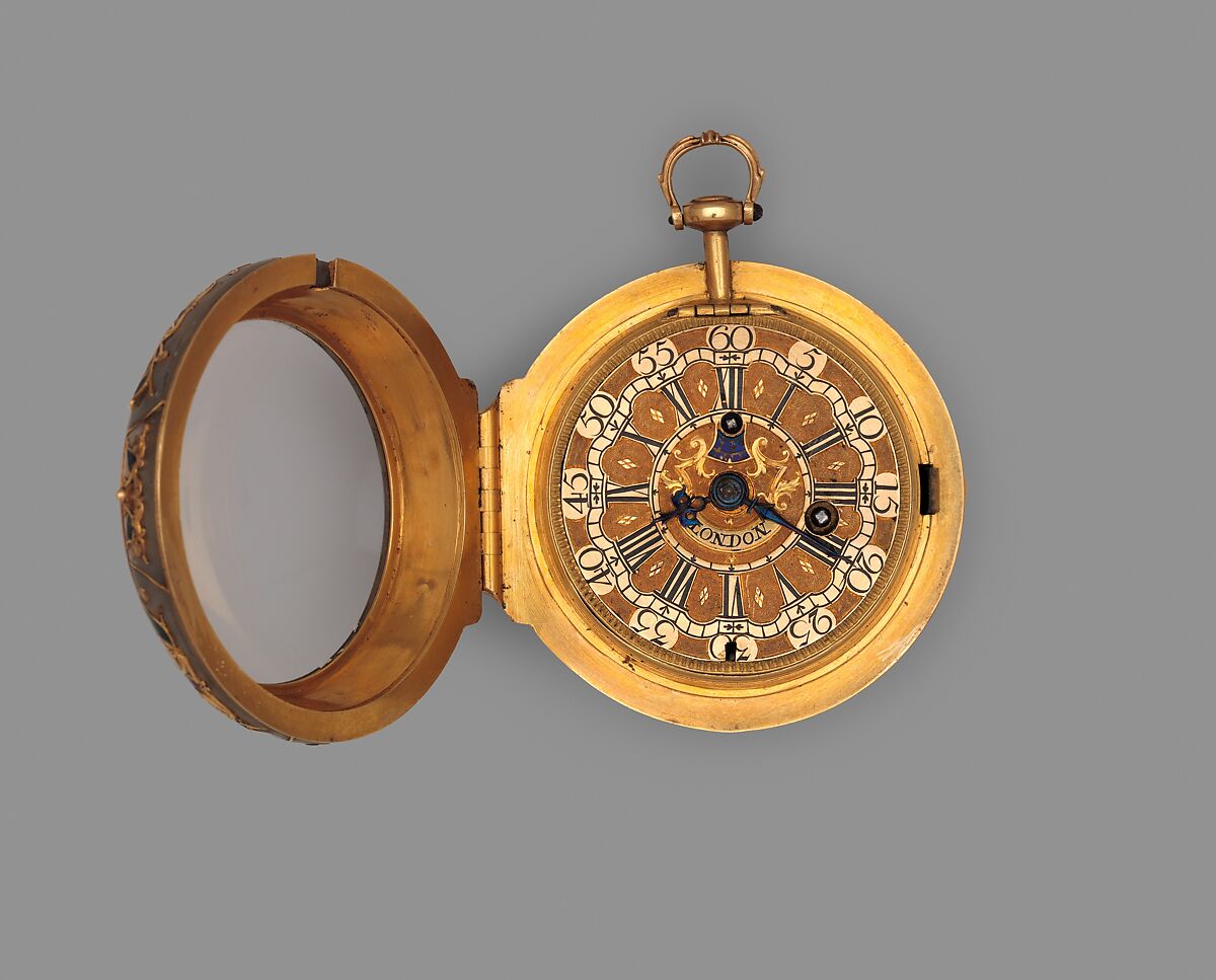 Mechanical watch, Gold, mother-of-pearl, gold, enamel, British, London