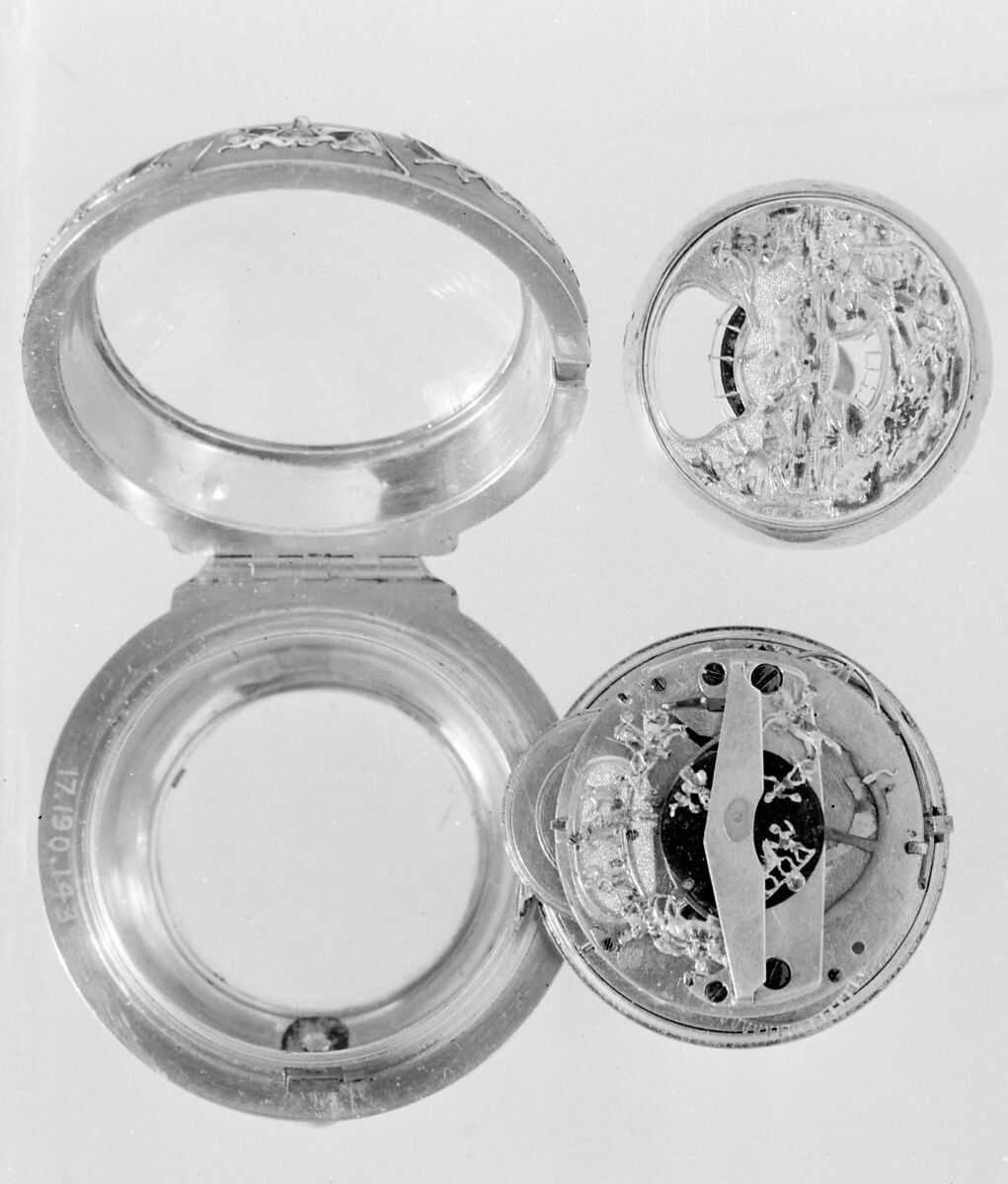 Mechanical watch, Gold, mother-of-pearl, gold, enamel, British, London