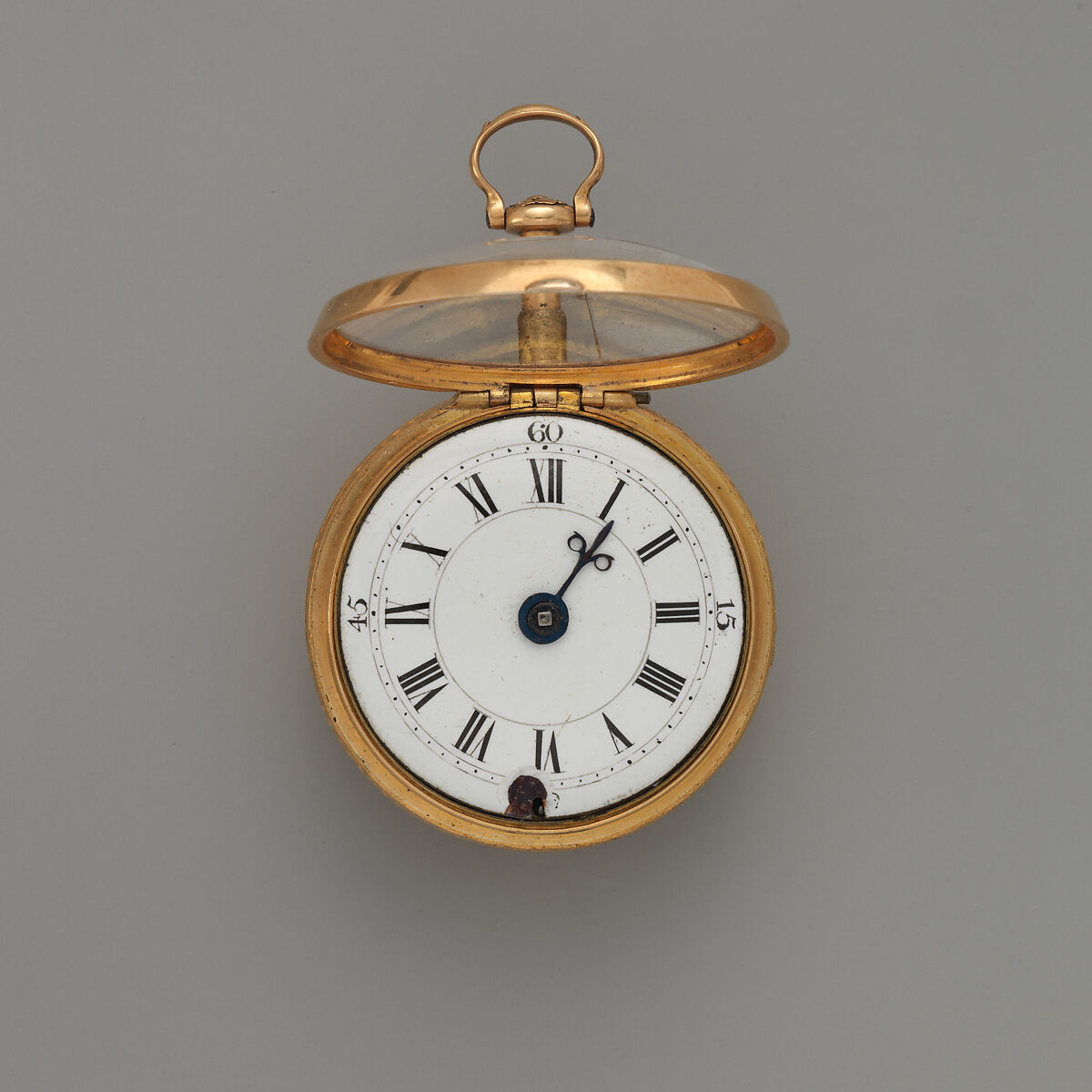 Watch, Watchmaker: Charles Coulon (active 1765–70), Gold, tortoiseshell, enamel, British, London