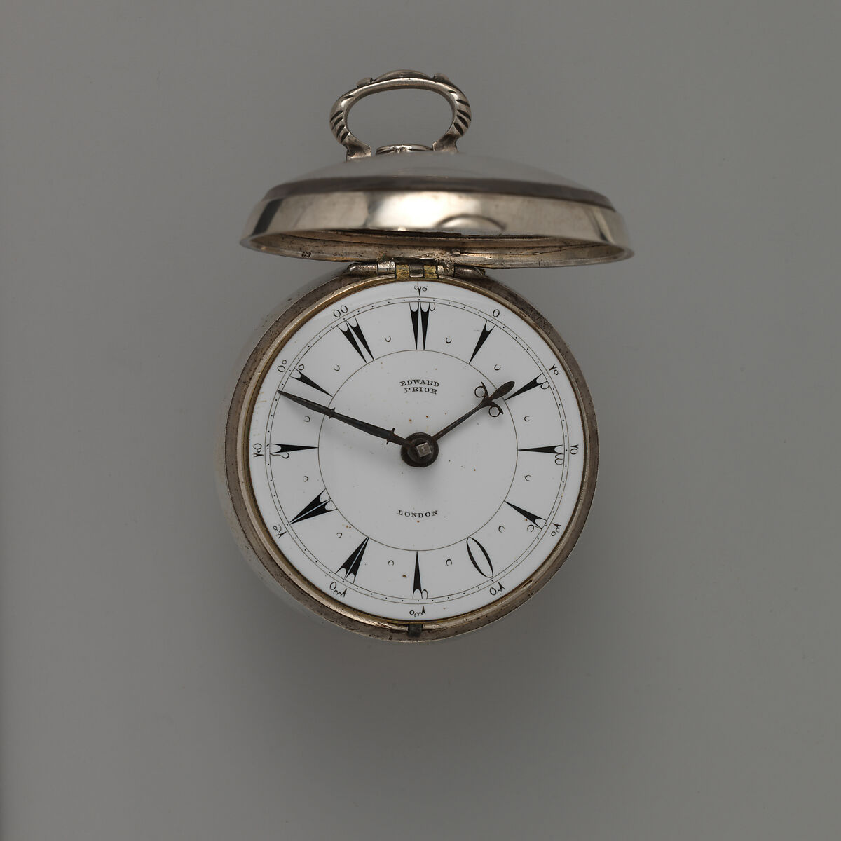 Watch, Watchmaker: Edward Prior (British, active 1800–68), Silver, tortoiseshell, enamel, British, London