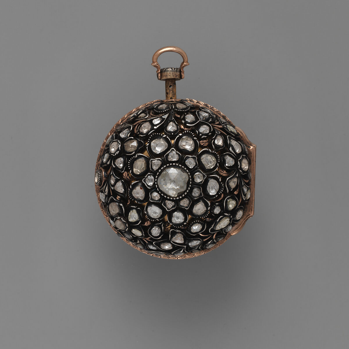 Watch, Watchmaker: Richard Peckover (active 1737–56), Gold, diamonds, British, London