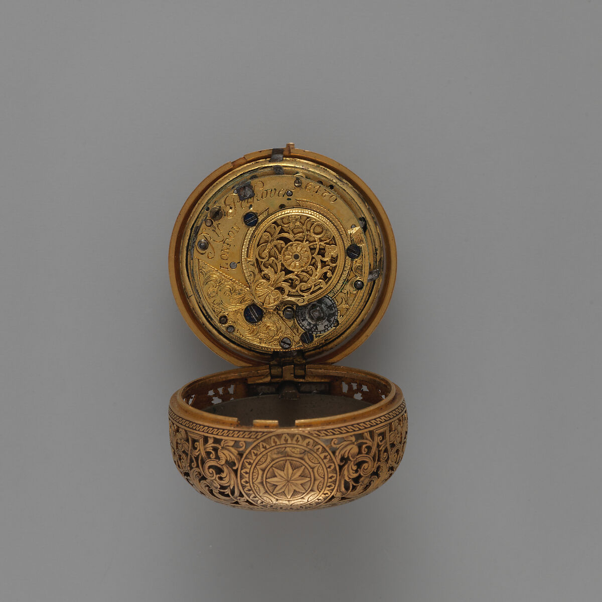 Watch, Watchmaker: Richard Peckover (active 1737–56), Gold, diamonds, British, London