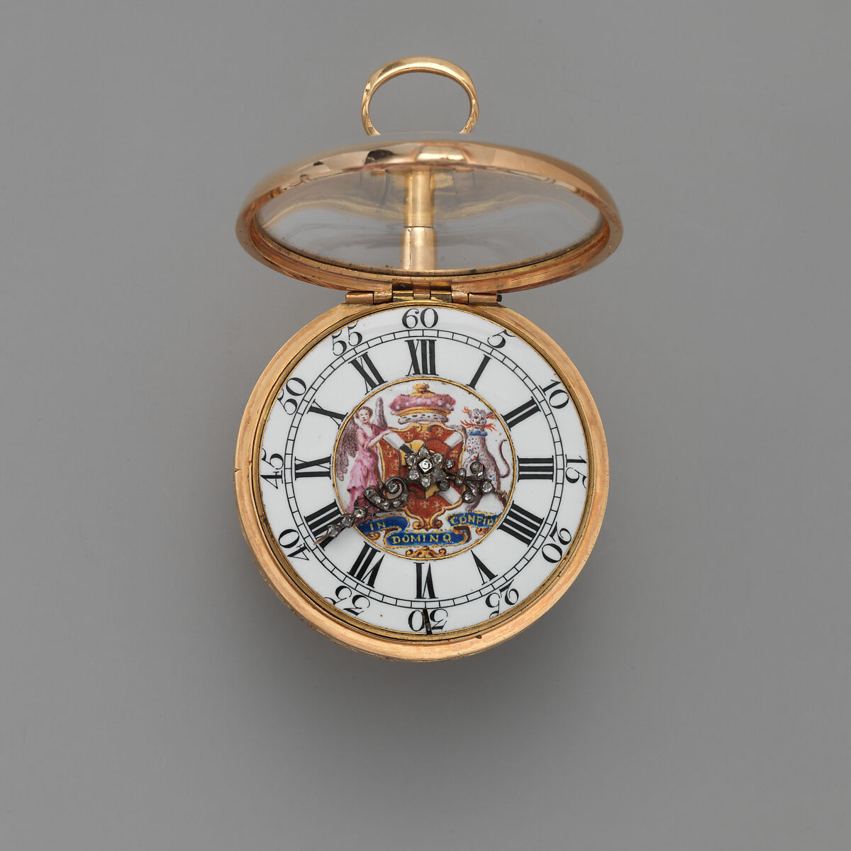 Pair-case repeating watch, Watchmaker: Richard Gregg (active London, –1738, died 1758), Gold, enamel, British, London