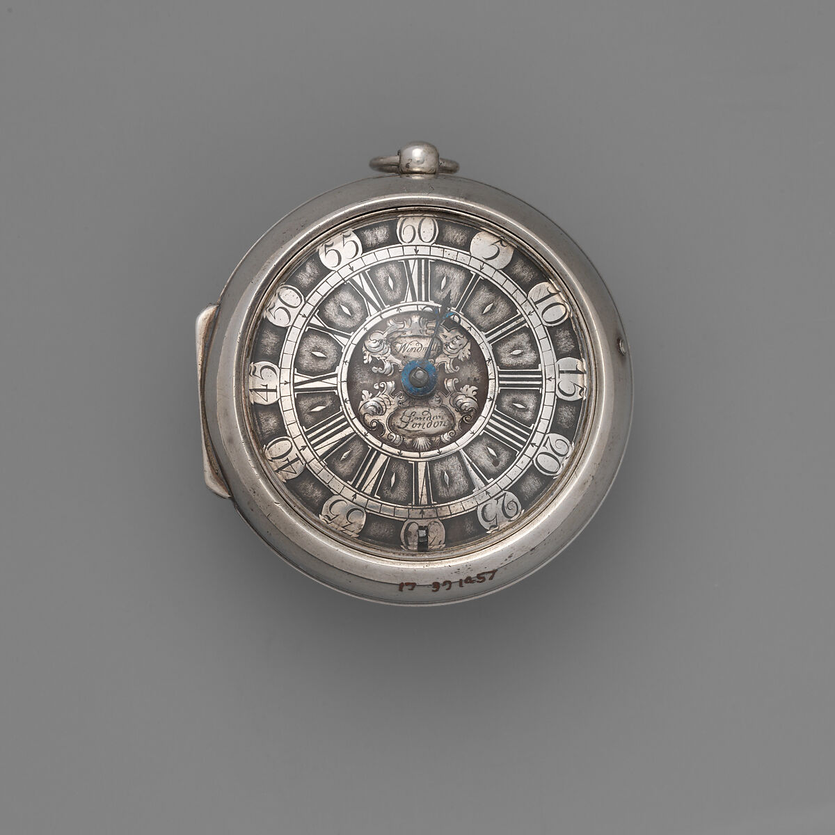 Watch, Watchmaker: Thomas Windmills (British, active 1686, Clockmakers&#39; Company 1695, master 1719–32), Silver, enamel, British, London 