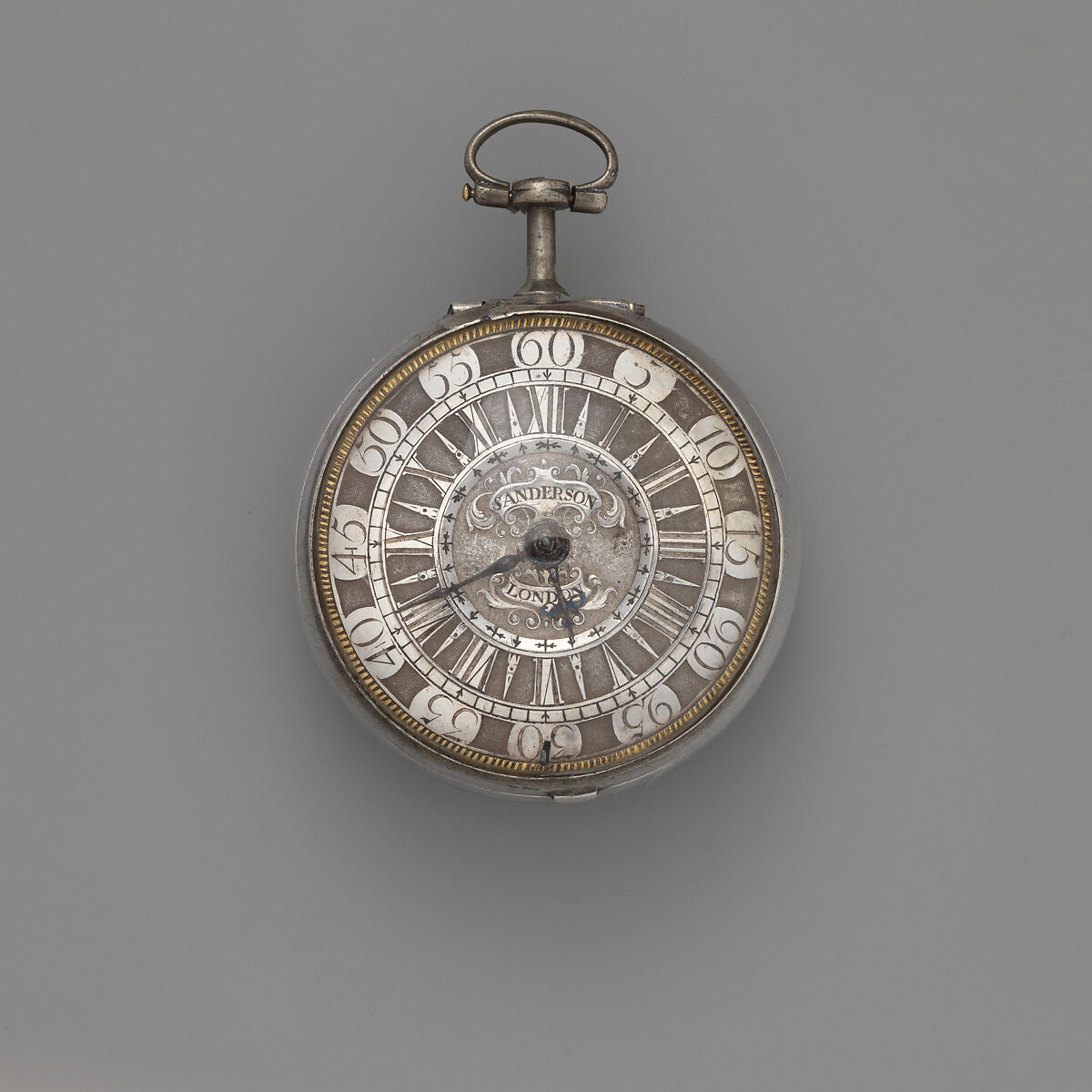 Pair-case watch, Watchmaker: Robert Sanderson (a. 1695; cc. 1704–31), Silver, British, London