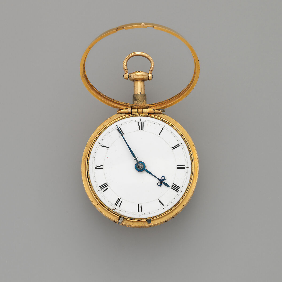 Quarter repeater watch, Watchmaker: William Webster (British, Clockmakers' Company 1710–34, died 1735), Gold, shagreen, enamel, British, London