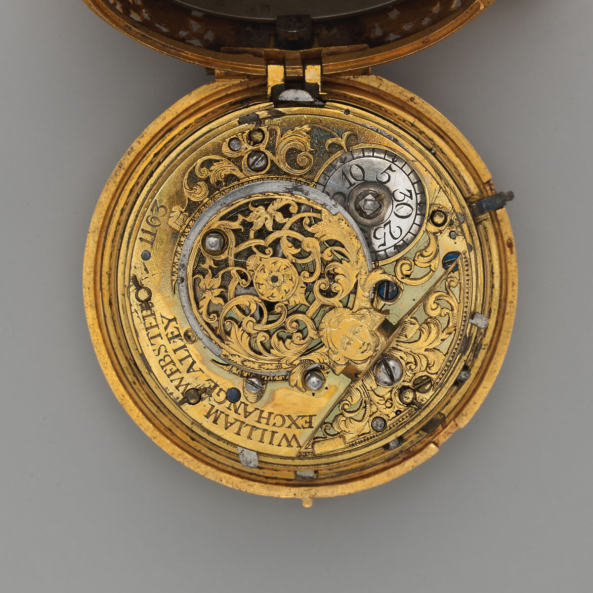 Watch, Watchmaker: William Webster (British, Clockmakers' Company 1710–34, died 1735), Gold, enamel, British, London