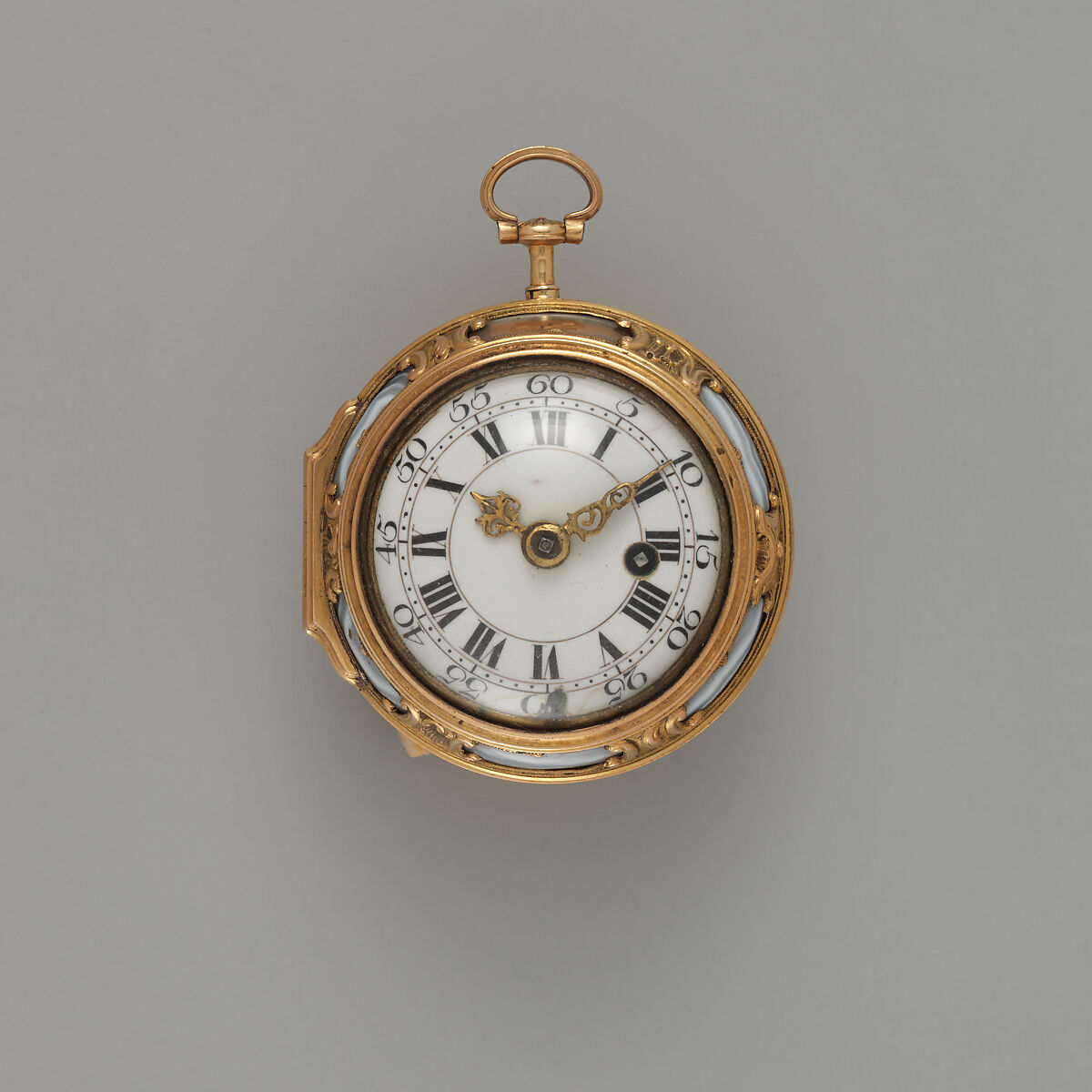 Watch, Watchmaker: Rice (?) Williamson (active London, ca. 1740), Gold, agate, enamel, British, London 