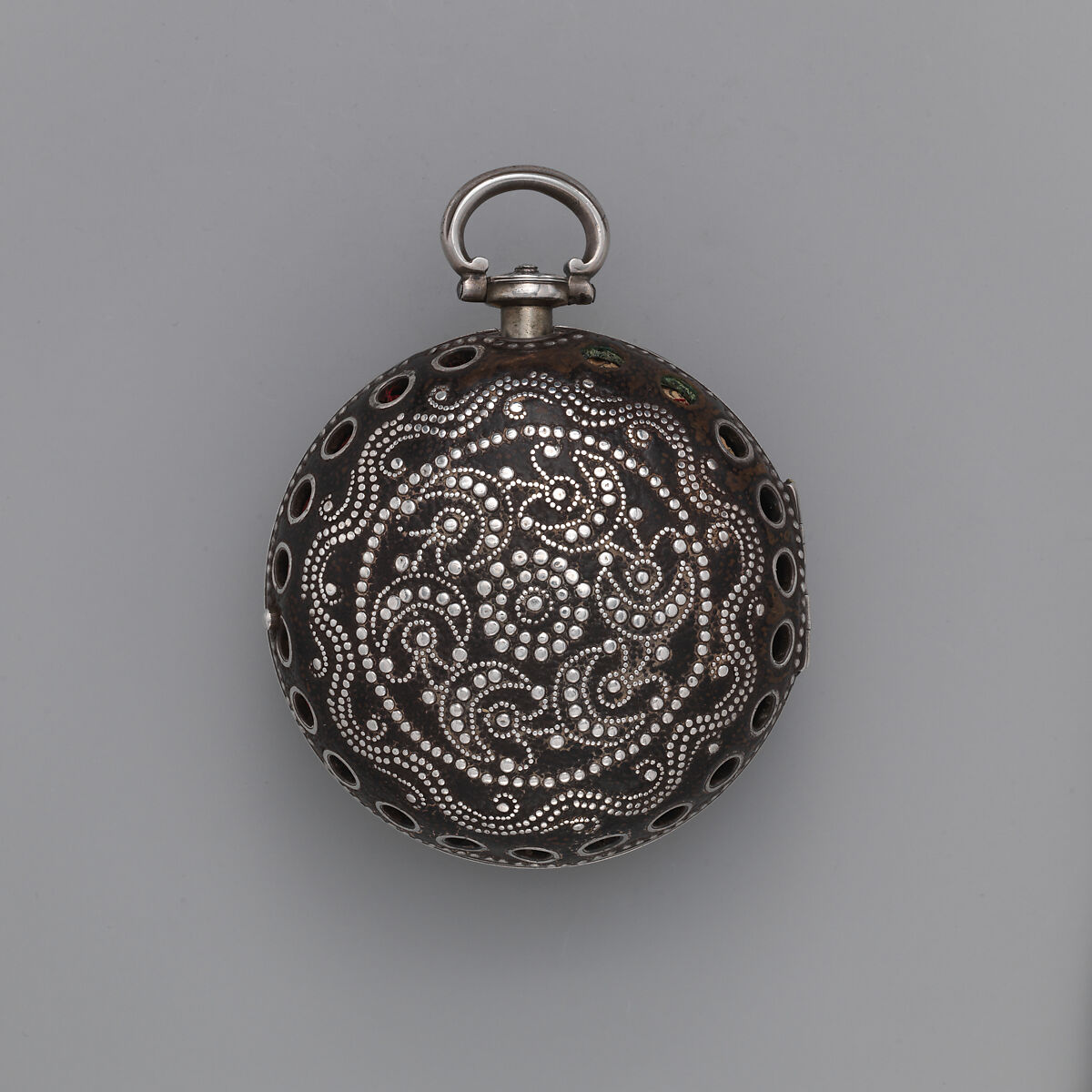 Pair-case clock-watch, Watchmaker: Imitator of Edward East (British, 1602–1697), Silver; leather outer case, British, London