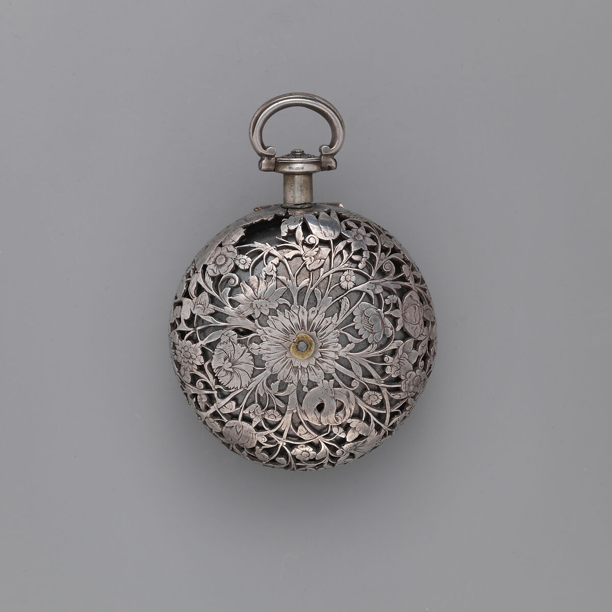 Pair-case clock-watch, Watchmaker: Imitator of Edward East (British, 1602–1697), Silver; leather outer case, British, London