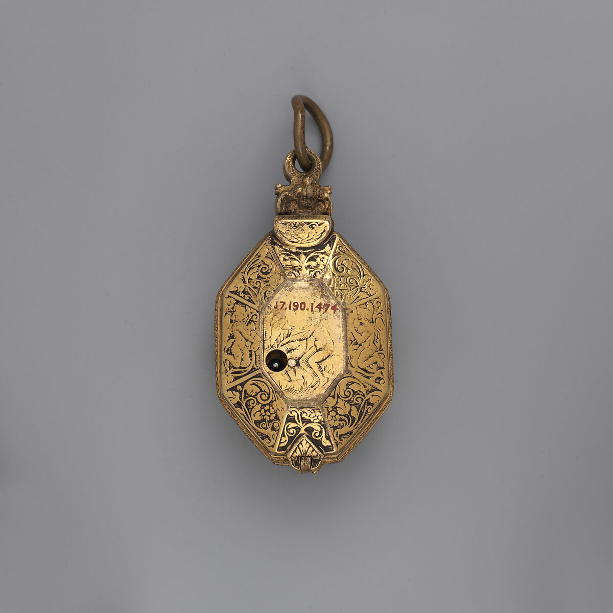 Watch, Watchmaker: Isaac Symms (British, active 1615–28), Brass, gilded; silver; and blued steel, British, London