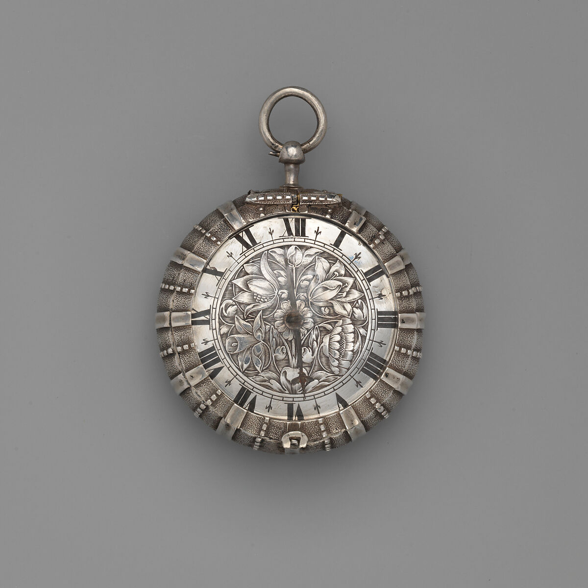 Watch, Watchmaker: Robert Smith (British, working 1630, Clockmakers&#39; Company 1640, master 1650, died 1654), Case and dial: silver and gilded brass; Movement: gilded brass, steel, partly blued, and silver, British, London 