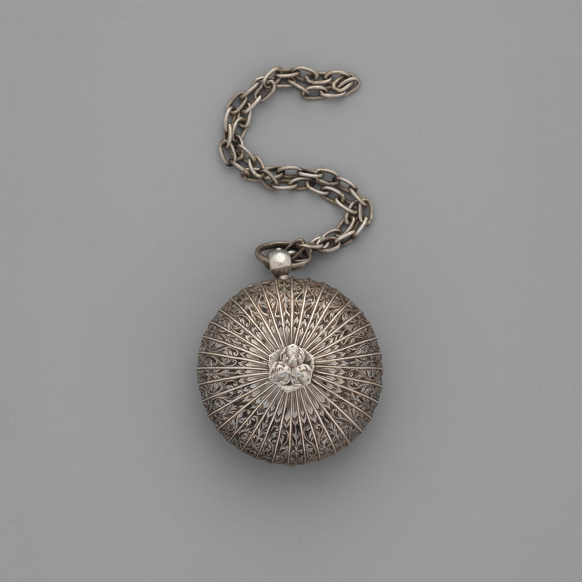 Watch and key, Watchmaker: Edward East (British, 1602–1697), Silver, gilded brass, blued steel, British, London