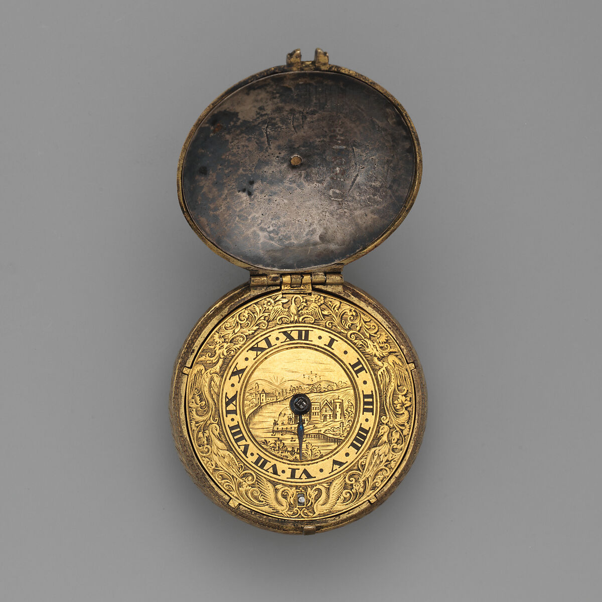 Watch, Watchmaker: Henry Jones (British, 1632–1695), Metal case, silver lining, British, London