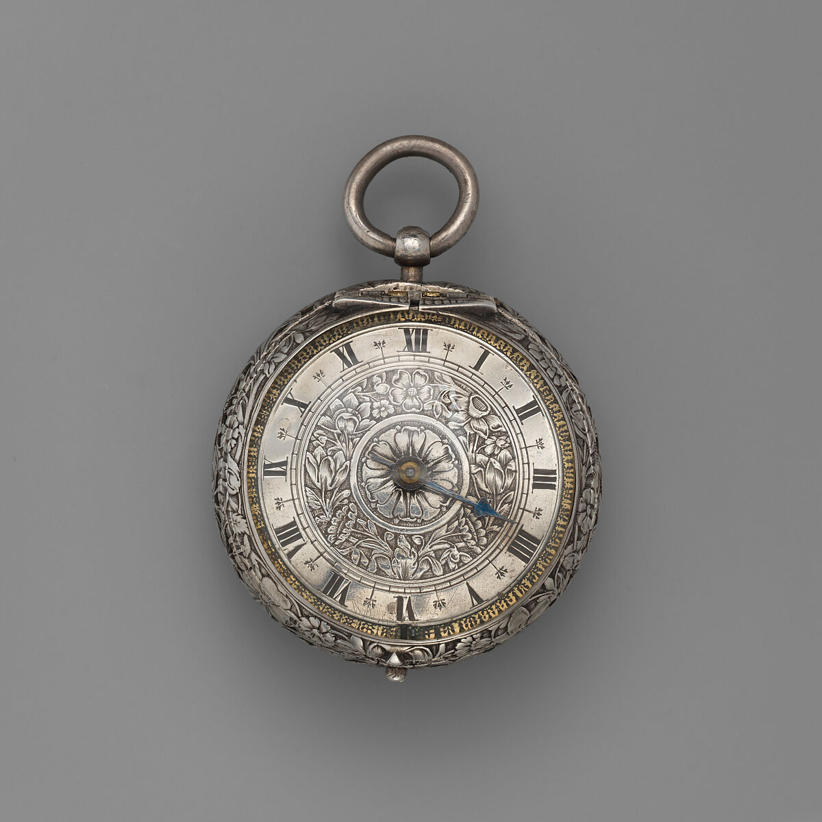 Clock-watch, Watchmaker: Jeremie Gregorie (British, Clockmakers&#39; Company 1652, master 1665, died 1685), Silver, British, London 