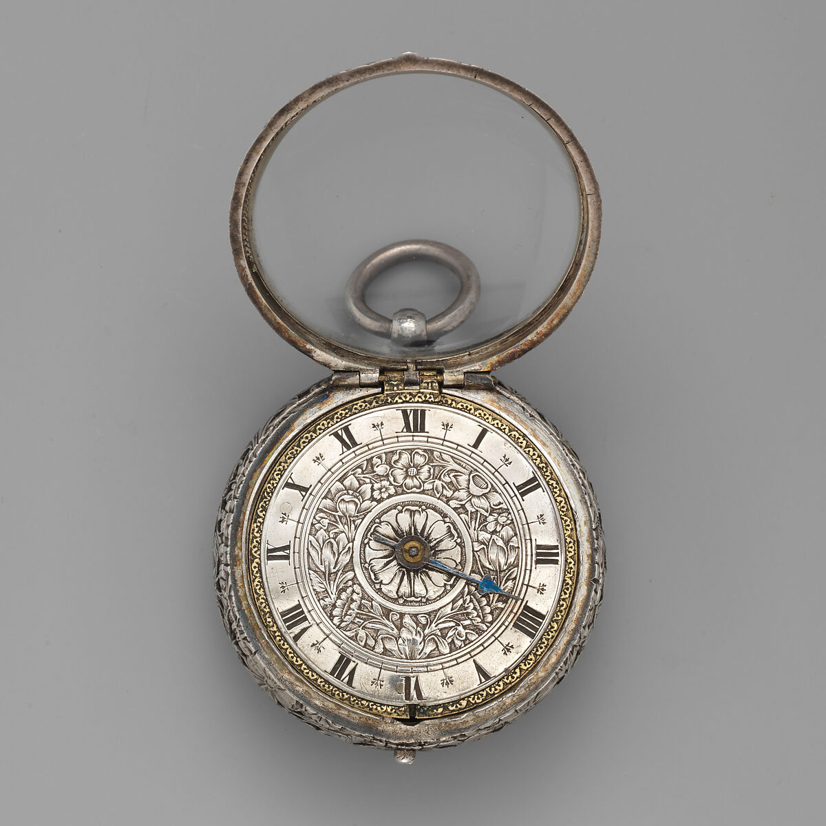 Clock-watch, Watchmaker: Jeremie Gregorie (British, Clockmakers' Company 1652, master 1665, died 1685), Silver, British, London