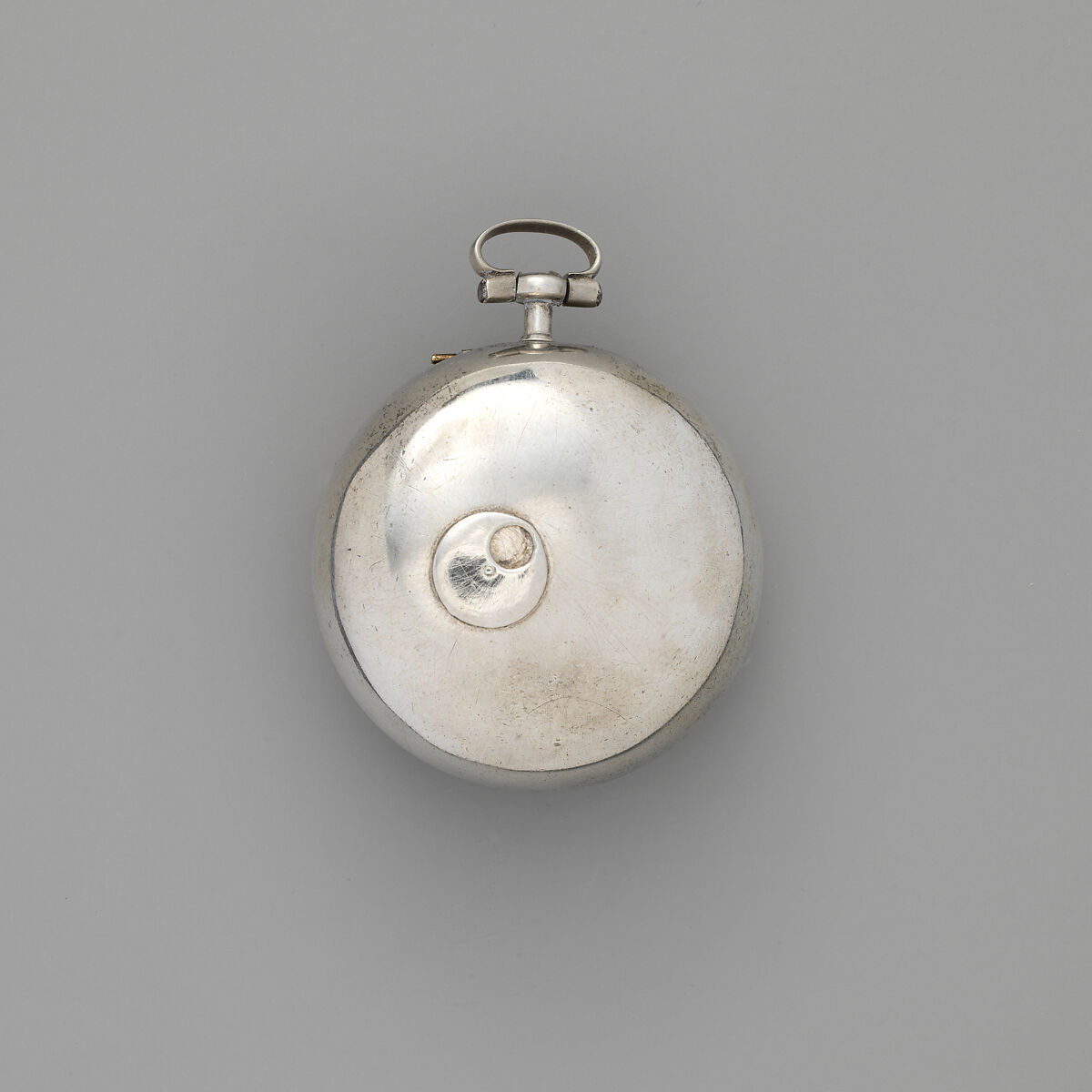 Pair-case watch, Watchmaker: Thomas Tompion (British, 1639–1713), Outer case: red tortoiseshell with silver inlay; Inner case and champlevé dial: silver, British, London