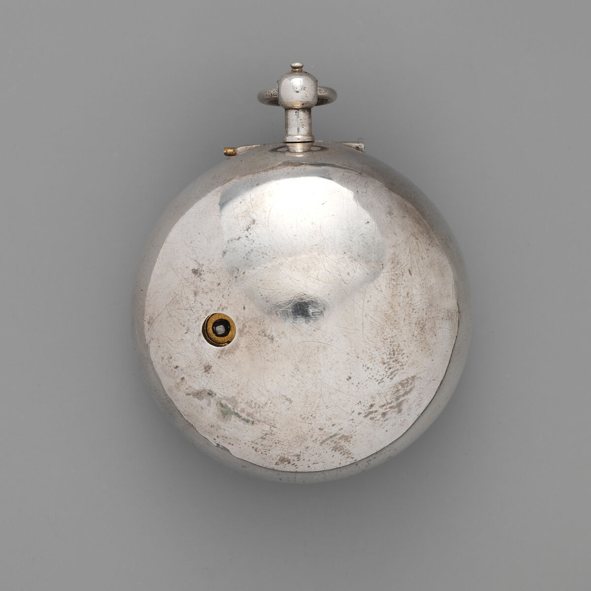 Watch with wandering hour dial, Dubious Watchmaker: Thomas Tompion (British, 1639–1713), Silver, gilt metal, British, London