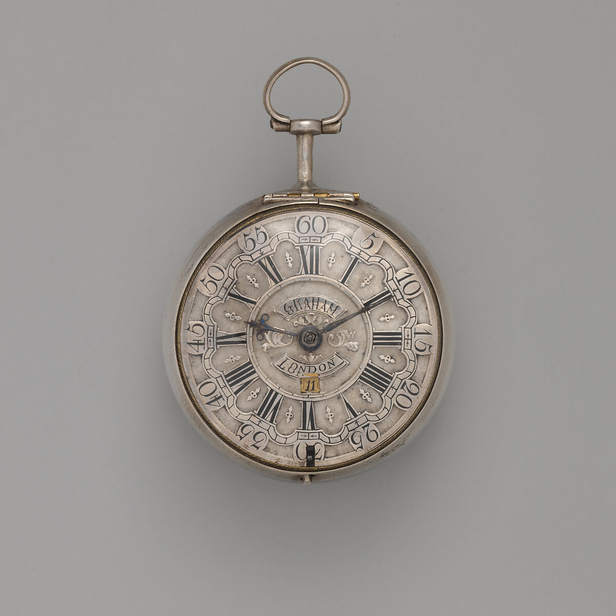 Pair-case watch, Watchmaker: falsely George Graham (British, 1673–1751), Silver, British, London