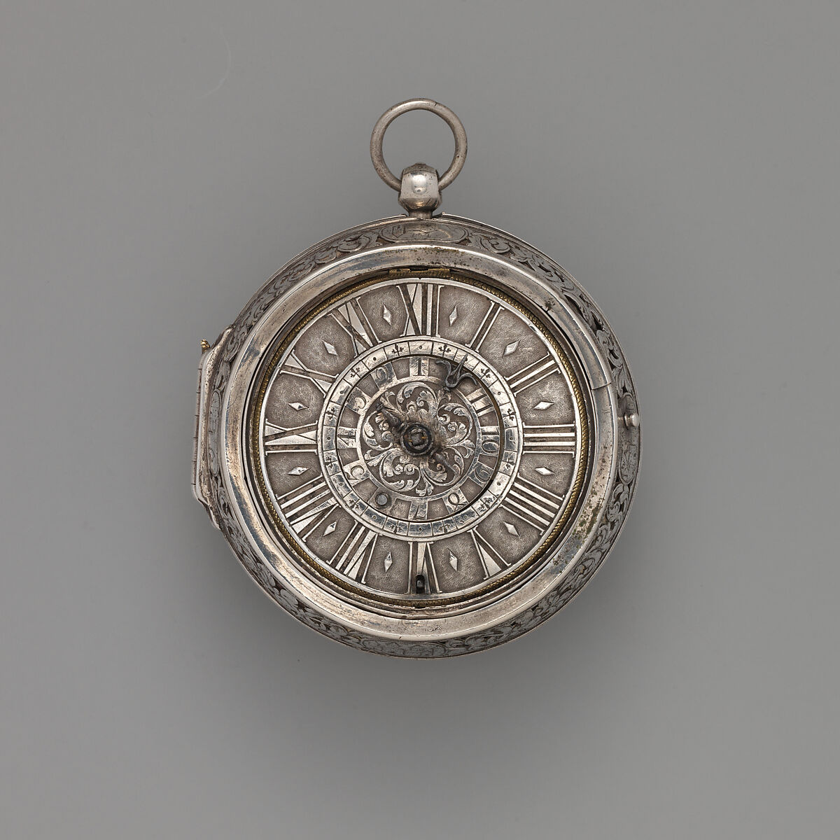 Clock-watch, Watchmaker: Daniel Quare (British, 1647/49–1724), Silver, British, London 