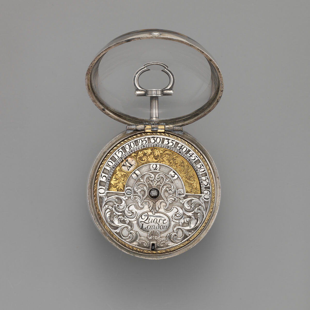 Pair-case watch, Watchmaker: Daniel Quare (British, 1647/49–1724), Silver, British, London