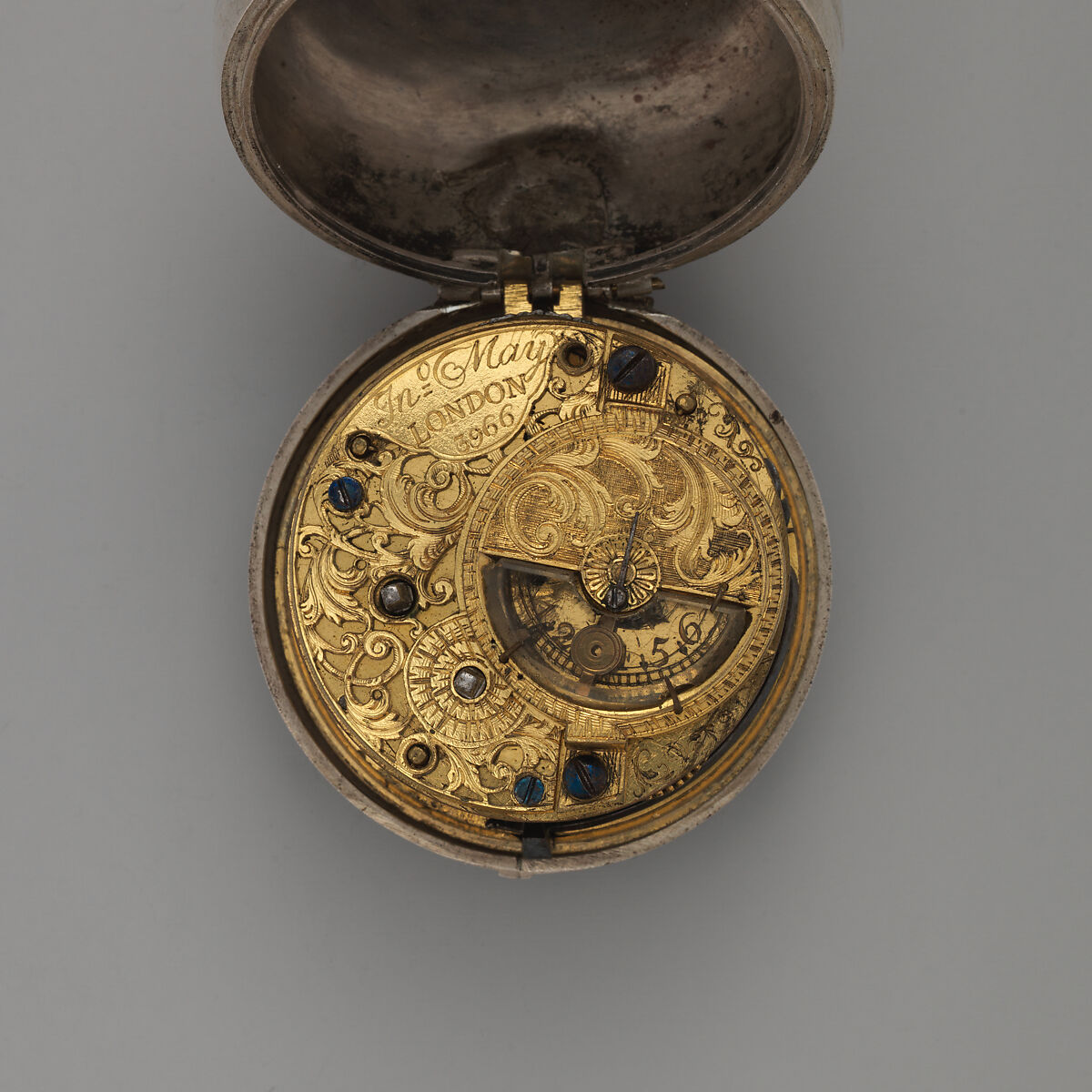 Watch, Watchmaker: John May (British, Clockmaker's Company 1692–d. 1715), Silver, enamel, British, London