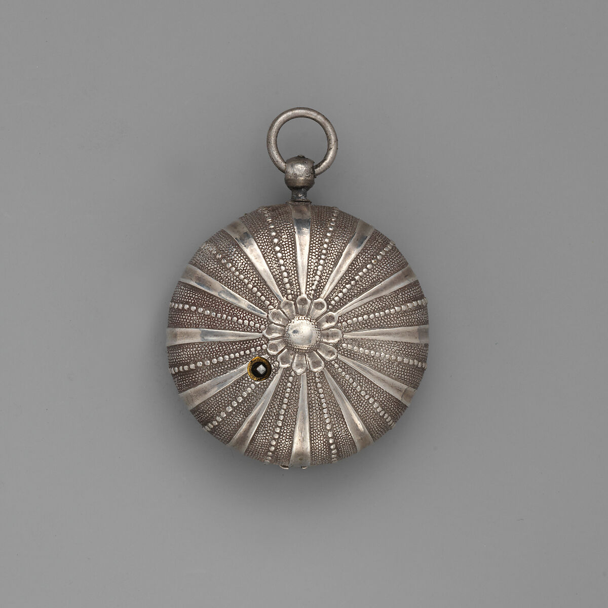 Watch, Watchmaker: Jaques Collomb (Swiss), Silver, leather, silver studs, Swiss, Geneva