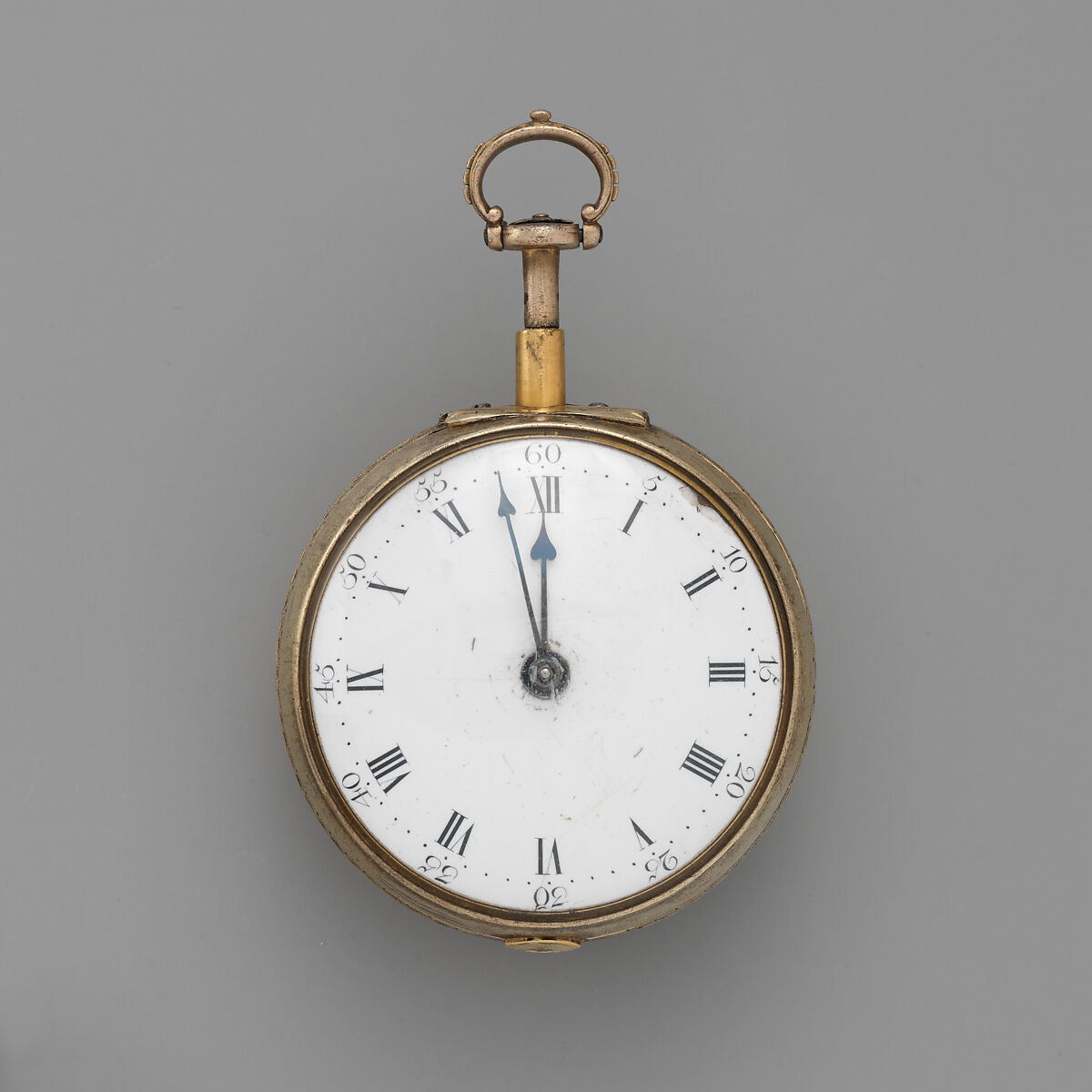 Clock-watch, Watchmaker: Daniel Delander (British, 1678–1733), Silver gilt, silver, British, London