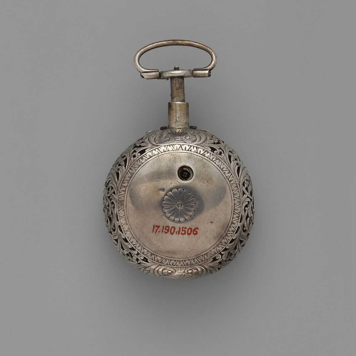 Clock-watch, Watchmaker: Gabriel Tallans (Swiss, act. 1705), Silver, enamel, British, London
