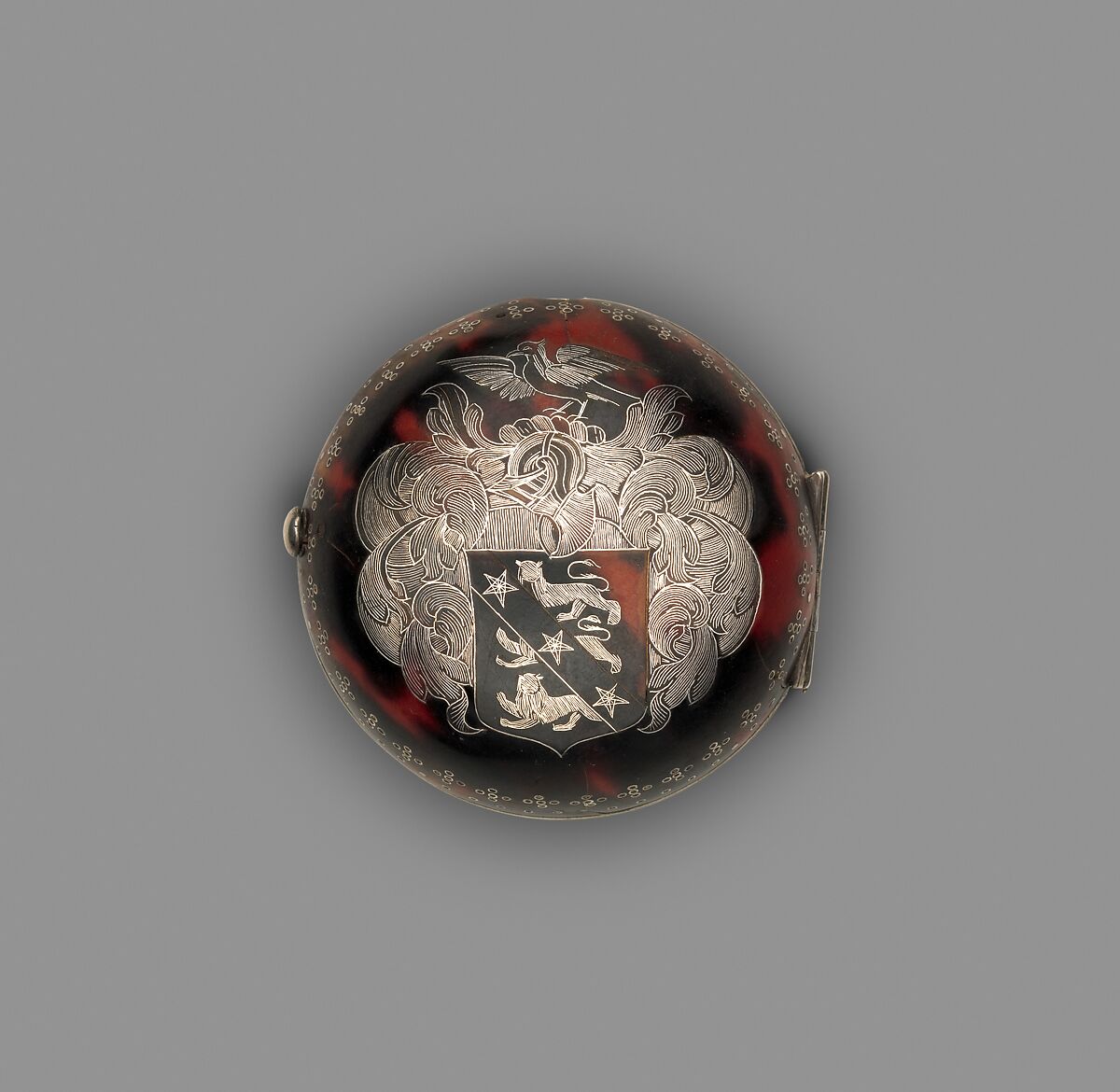 Pair-case watch, Watchmaker: Richard Colston (British, 1652–1739), Silver, tortoiseshell, silver wire (piqué), enamel, British, London