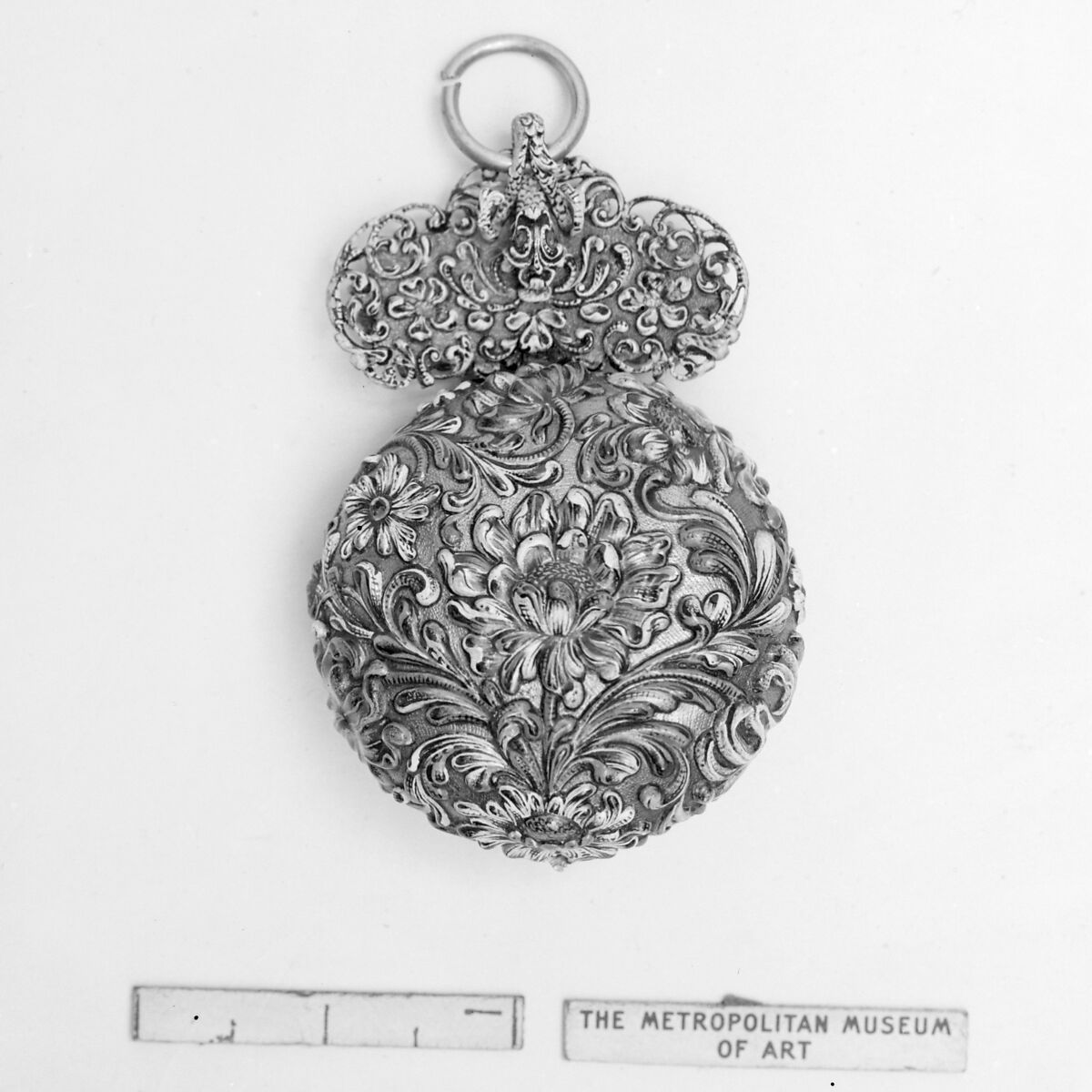 Watch, Watchmaker: Johan Ulrich Schmidt (German, born ca. 1622, master 1648), Case: gold, and painted enamel set with garnets; Movement: gilded brass and steel, partly blued, German, Augsburg