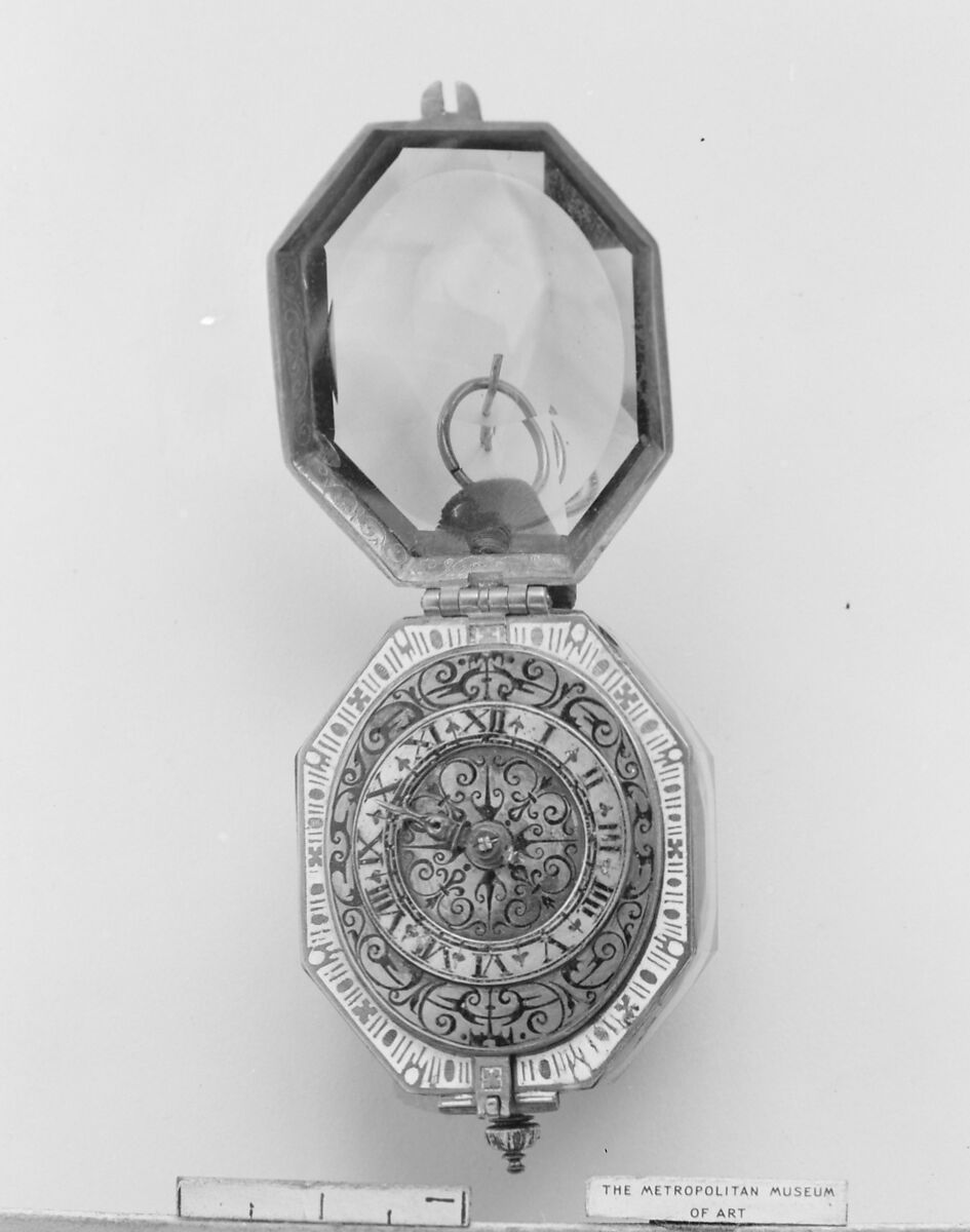 Watch, Watchmaker: M.K., Gold, smoke crystal, German, Ulm 