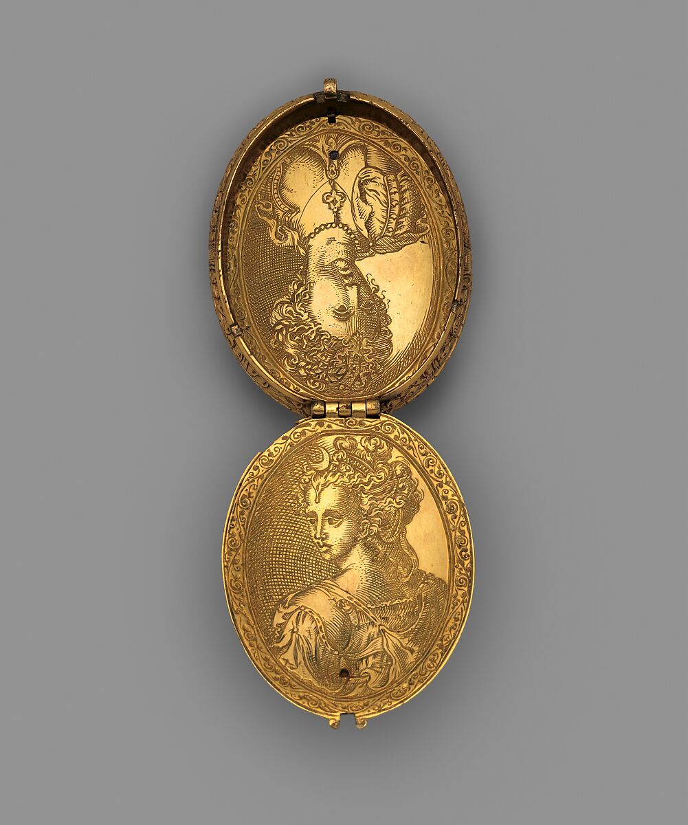 Watch, Watchmaker: W.A., Case and dial: gilded brass; Movement: gilded brass and polished steel, Flemish, Antwerp or possibly Ghent