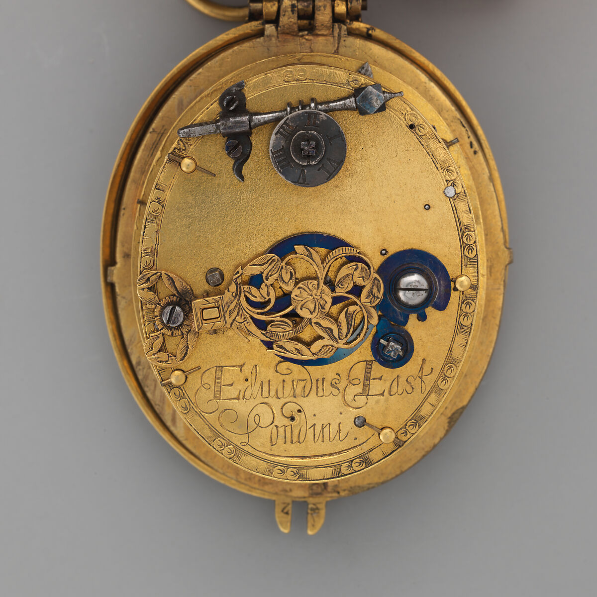 Watch, Watchmaker, dubious: Edward East (British, 1602–1697), Silver gilt, British, London