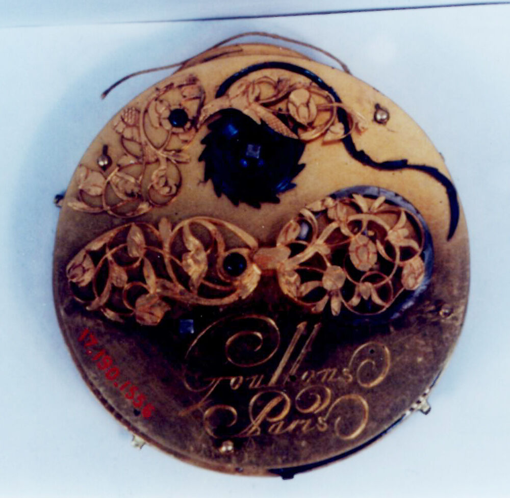 Watch, Watchmaker: Jacques Goullons (French, recorded 1626, active Paris ca. 1640–60, died 1671), Gold, enamel, French, Paris