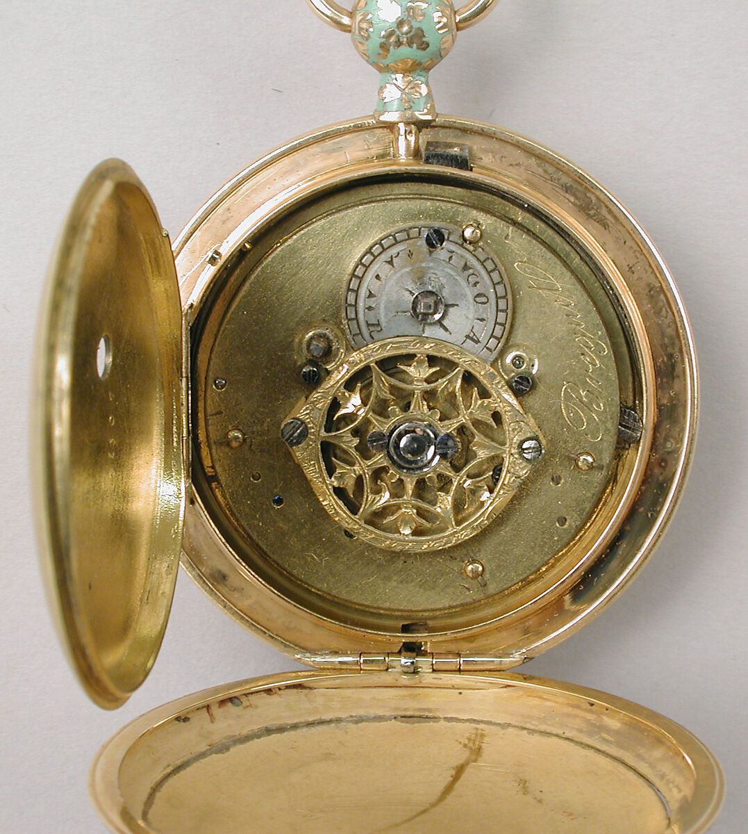 Watch, Metal, enamel, French, Paris, for Turkish market