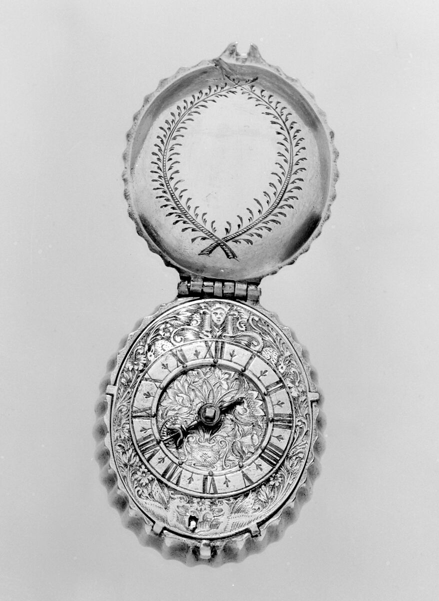 Watch, Watchmaker: Denis Bordier (active Geneva, 1629–1677, d. 1708), Silver, gilded brass, blued steel, Swiss, Geneva